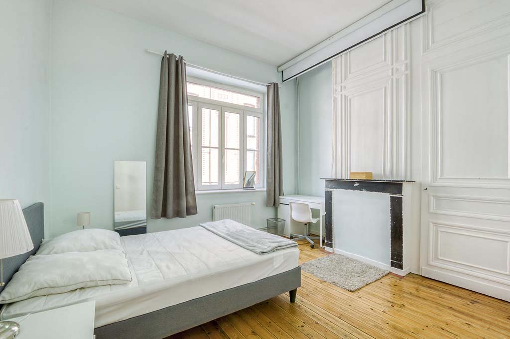 Chambre d'un immeuble de rapport à Lille