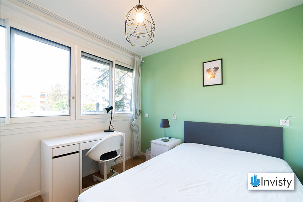 T5 102m² Lyon chambre verte