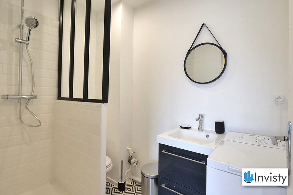 T1 18m² Marseille salle de bain
